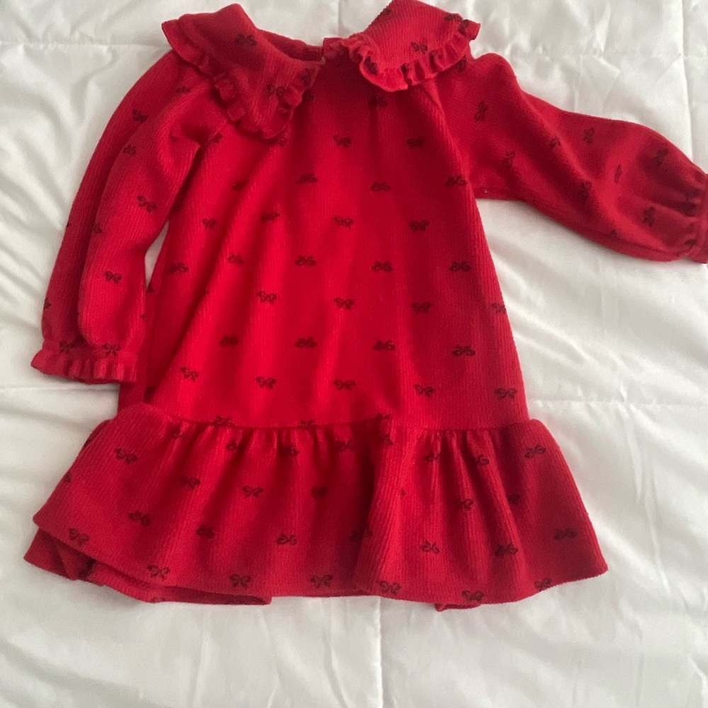 Collar Toddler Dress